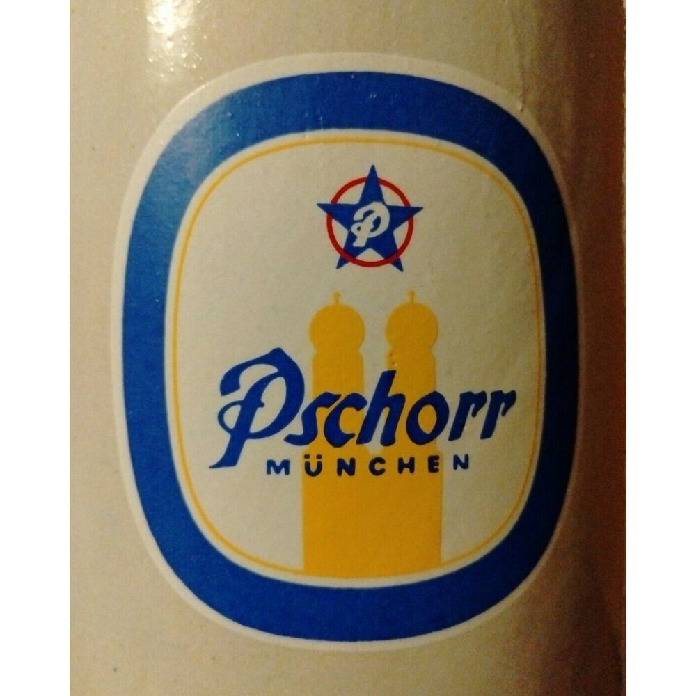 Vintage Pschorr Munchen 0.5 Litre Beer Stein Mug Tankard Germany